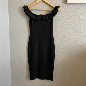 Zara Off shoulder fitted dress
